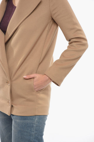 Halflined Double Breasted Coat