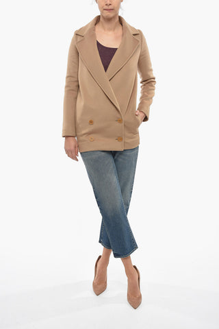 Halflined Double Breasted Coat