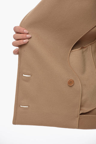 Halflined Double Breasted Coat
