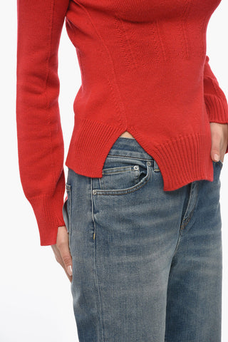 Crew Neck Pure Cashmere Slim Fit Sweater