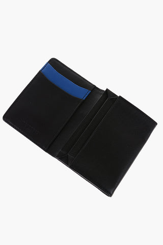 Crocodille-Effect Leather Card Holder