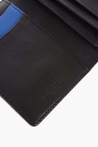 Crocodille-Effect Leather Card Holder