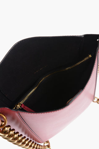 Leather OSKAN NEW Hobo Bag with Side Golden Studs