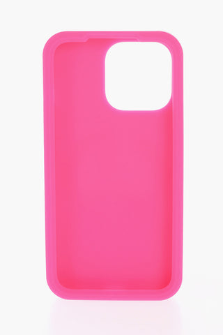 Cover Fluo in Gomma per Iphone 13 Pro con Logo in Rilievo