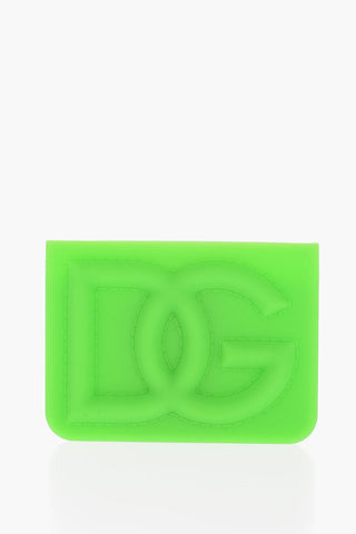 Fluo Rubber Card Holder with Embossed Logo