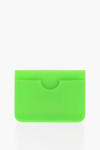 Fluo Rubber Card Holder with Embossed Logo