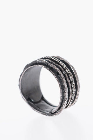 Silver RAILROAD Ring