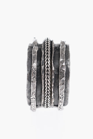Silver RAILROAD Ring