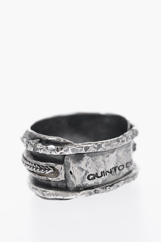 Silver RAILROAD Ring