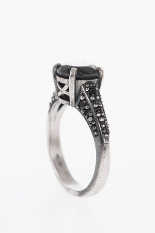 Anello NOON in Argento con Pietra Centrale