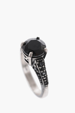 Anello NOON in Argento con Pietra Centrale