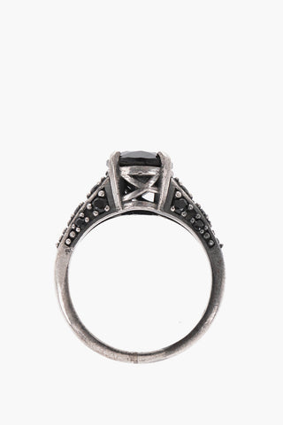 Anello NOON in Argento con Pietra Centrale