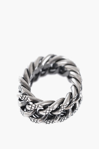 Silver ZIG Chain Ring