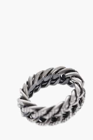 Silver ZIG Chain Ring