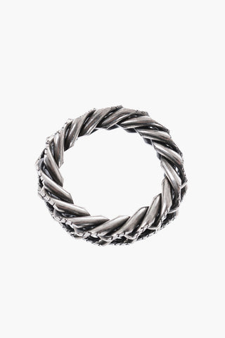 Silver ZIG Chain Ring