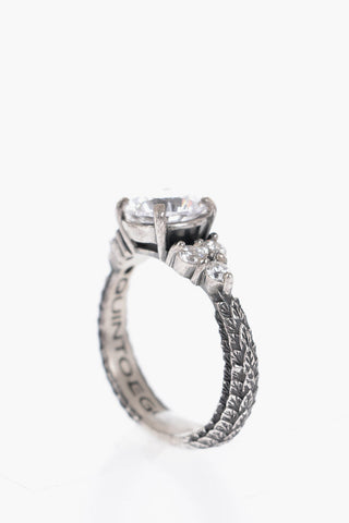 Anello GOLDEN BRIDGE in Argento con Pietre
