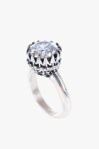 Anello KING in Argento con Zircone