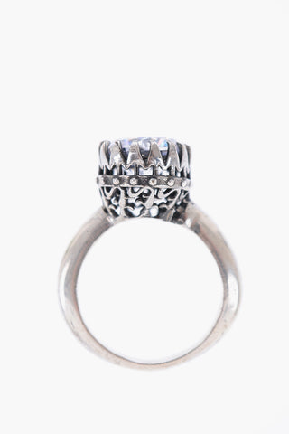 Anello KING in Argento con Zircone
