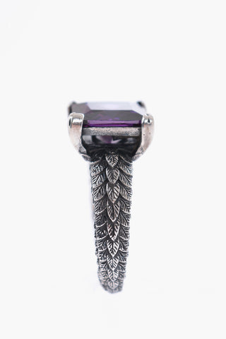 Anello CARRE LIGHT in Argento con Pietra Zircone