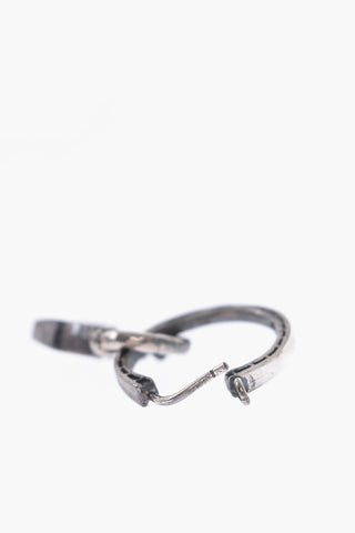 Single Hoop Earring with Pendant