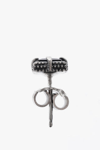 Orecchino Singolo CARRE' DIGITAL in Argento con Zircone