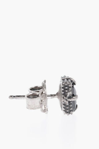 Orecchino Singolo CARRE' DIGITAL in Argento con Zircone