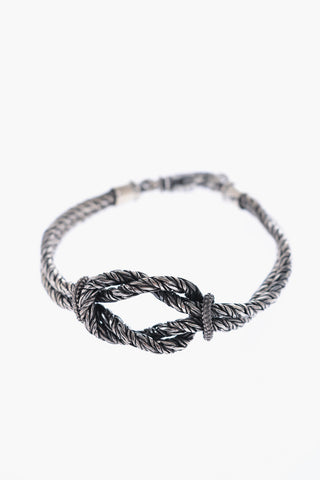 Silver SAILOR Bracelet with Knot