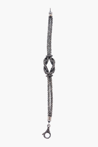 Silver SAILOR Bracelet with Knot
