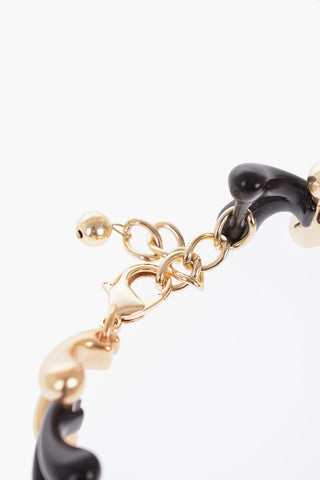 Golden-Effect Two-Tone Choker