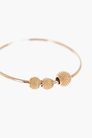 18KT Gold RICCIO Single Hoop Earring