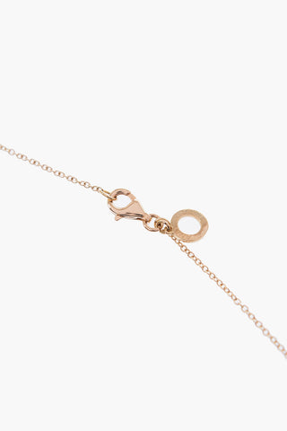 18 KT Yellow Gold Necklace with Sacral Chakra Engraved