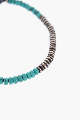 Two-Tone Silver Slider Bracelet