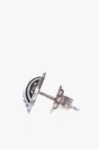 Silver Ladybird Shaped Single Earring
