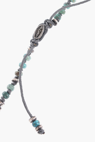 Two-Tone Silver Double Circle Bracelet