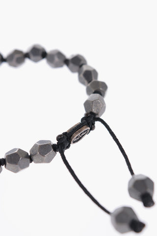 Slider Silver Bracelet with Squared Stones