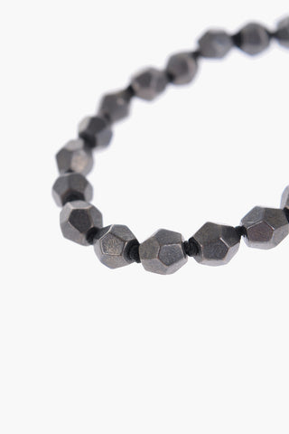 Slider Silver Bracelet with Squared Stones