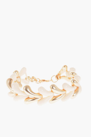Golden-Effect Two-Tone Choker