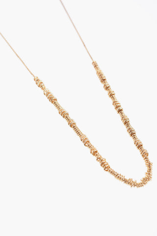 Collana in Argento Dorata