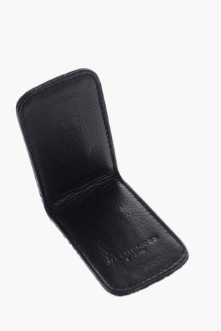 Crocodile Effect Leather Banknote Holder with Magnetic Closure