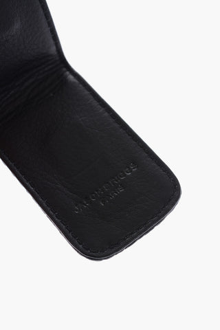 Crocodile Effect Leather Banknote Holder with Magnetic Closure