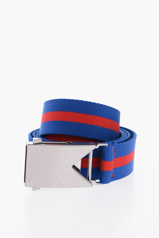Two-Tone Belt With Silver-Tobe Closure 30mm