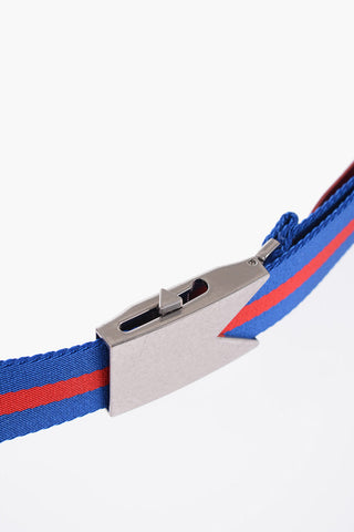 Two-Tone Belt With Silver-Tobe Closure 30mm