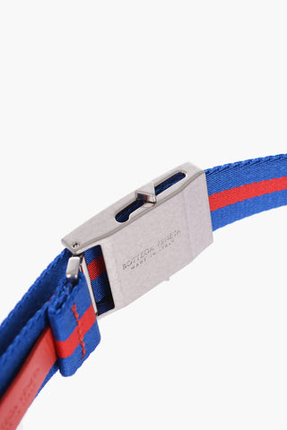 Two-Tone Belt With Silver-Tobe Closure 30mm