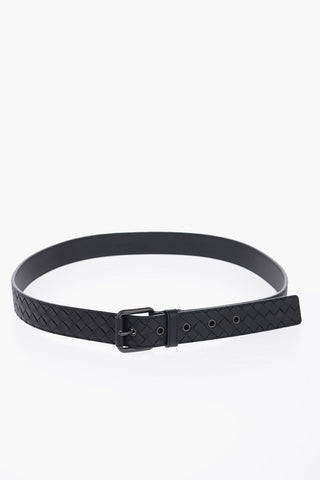 Braided Leather Belt 35mm