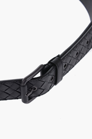 Braided Leather Belt 35mm