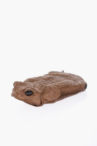 Frog-Shaped Leather Coin Holder