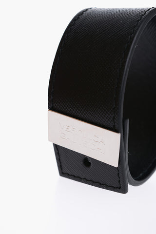 Bracciale in Pelle Saffiano a Tinta Unita
