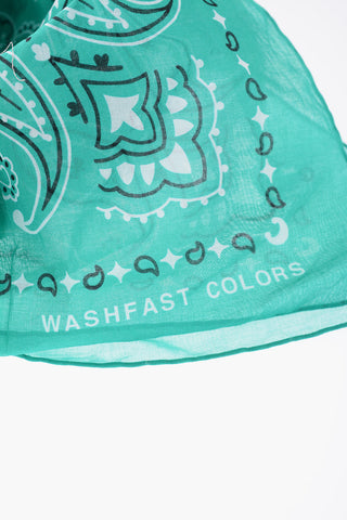 Paisley Patterned Cotton Bandana