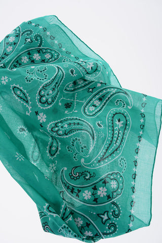 Paisley Patterned Cotton Bandana