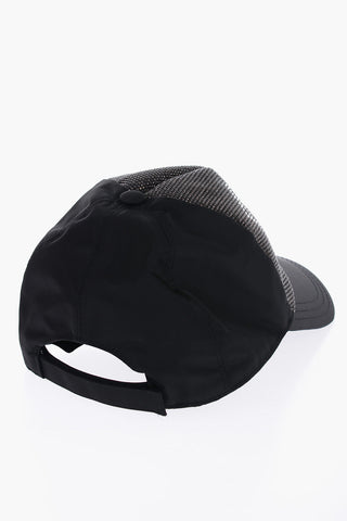Nylon Cap Embellished with Rhinestones